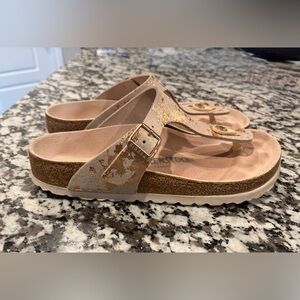 Birkenstock | Gizeh BS Vintage Metallic Rose Copper Sandals Women's EU 38